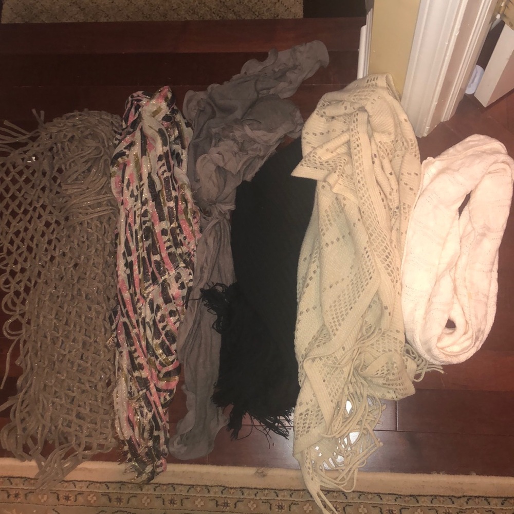 6 scarves!  Sold together or separately